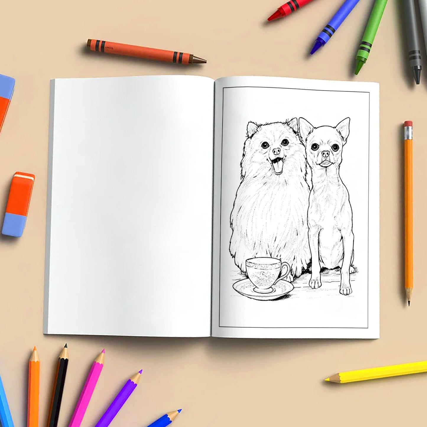 Chihuahua Love – Relaxing Coloring Book for Dog Fans of All Ages
