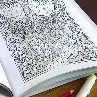 Tree of Life Mandala Coloring Book – Inspirational Nature Designs to Calm Your Mind