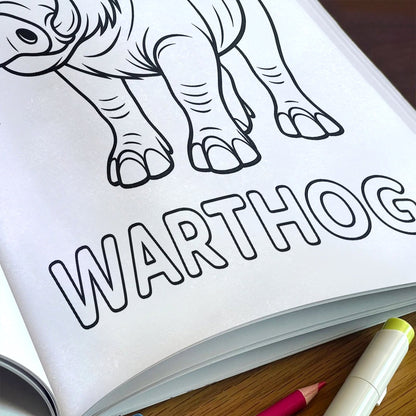 Zoo Buddies – Animal Coloring Adventures | 48 Fun Coloring Pages for Kids