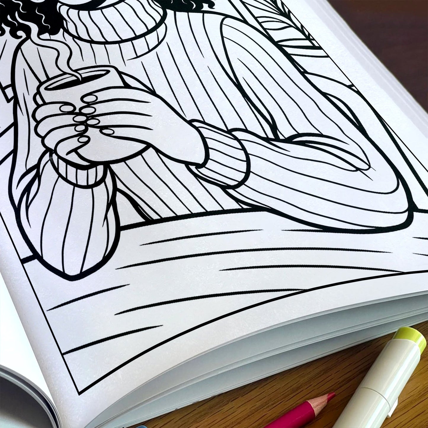 Confident Beauty Black Women Coloring Pages – 48 Pages – Bold, Empowering, Self-Love Portraits – For Adults