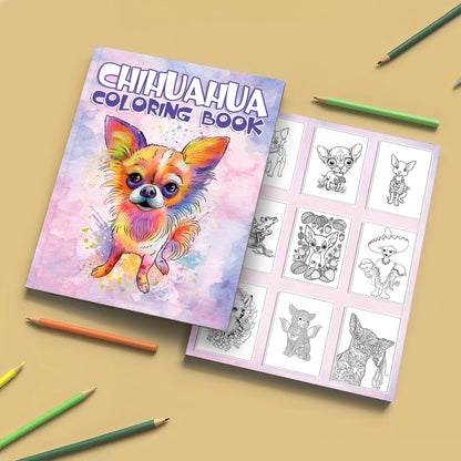 Chihuahua Love – Relaxing Coloring Book for Dog Fans of All Ages