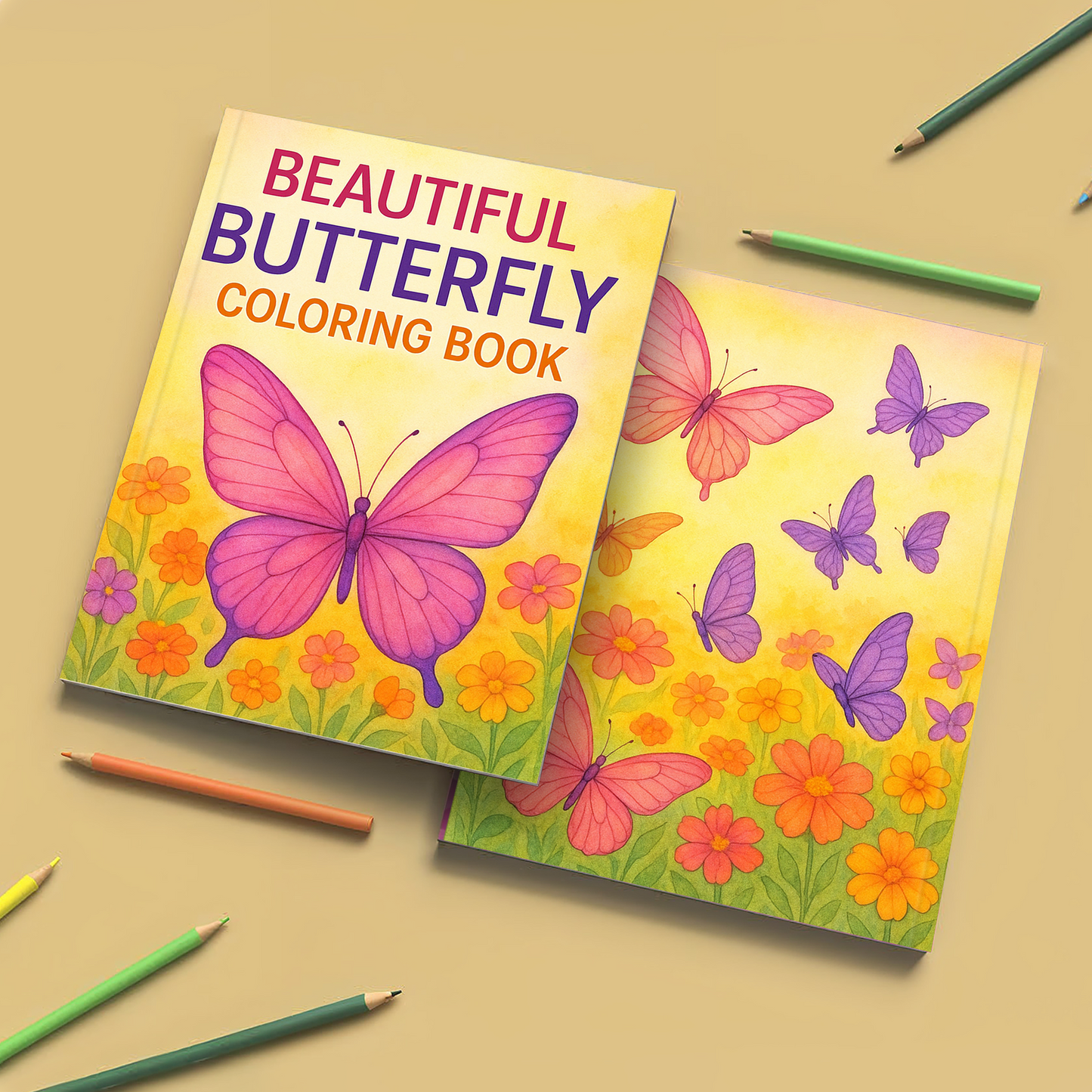 Beautiful Butterfly Coloring Book – Perfect Gift for Butterfly Lovers