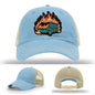 Dumpster Fire Leather Patch Hat