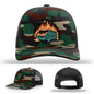 Dumpster Fire Leather Patch Hat