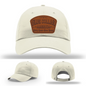 Dirty Hands Clean Money Hat | Blue Collar Leather Patch Design