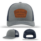Dirty Hands Clean Money Hat | Blue Collar Leather Patch Design