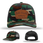 Dirty Hands Clean Money Hat | Blue Collar Leather Patch Design