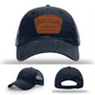 Dirty Hands Clean Money Hat | Blue Collar Leather Patch Design