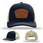 Dirty Hands Clean Money Hat | Blue Collar Leather Patch Design