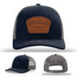 Dirty Hands Clean Money Hat | Blue Collar Leather Patch Design