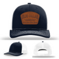 Dirty Hands Clean Money Hat | Blue Collar Leather Patch Design