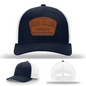 Dirty Hands Clean Money Hat | Blue Collar Leather Patch Design