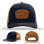 Dirty Hands Clean Money Hat | Blue Collar Leather Patch Design