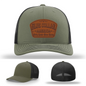 Dirty Hands Clean Money Hat | Blue Collar Leather Patch Design