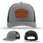 Dirty Hands Clean Money Hat | Blue Collar Leather Patch Design