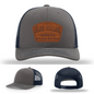 Dirty Hands Clean Money Hat | Blue Collar Leather Patch Design
