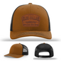 Dirty Hands Clean Money Hat | Blue Collar Leather Patch Design