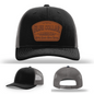 Dirty Hands Clean Money Hat | Blue Collar Leather Patch Design