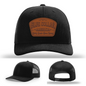 Dirty Hands Clean Money Hat | Blue Collar Leather Patch Design