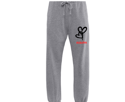 Customizable: Graffiti Black Hearts Sweatpants