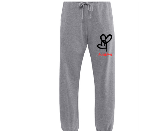 Customizable: Graffiti Black Hearts Sweatpants