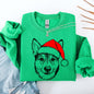 Australian Cattle Dog, Blue Heeler, Santa, Dog, Christmas, Dog Lover, Pet Sweatshirt