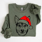 Australian Cattle Dog, Blue Heeler, Santa, Dog, Christmas, Dog Lover, Pet Sweatshirt
