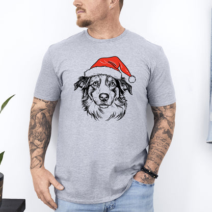 Australian Shepherd, Santa, Dog, Christmas, Dog Lover, Pet T-Shirt Comfort Colors T-Shirt