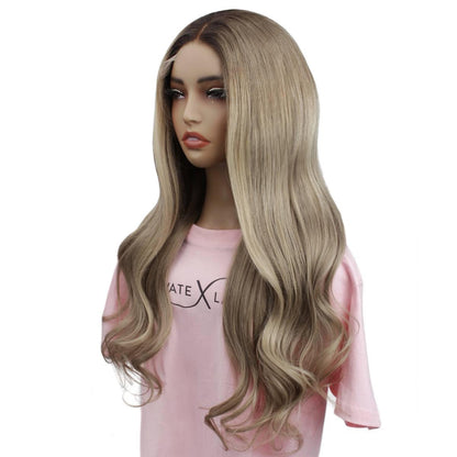 Autumn Glueless 5x5 HD Lace Professionally Colored 100% Human Hair Closure Wig