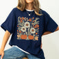 Autumn Botanical, Floral, Flowers, Pressed Flowers, Pumpkins, Thanksgiving Tshirt Comfort Colors T-Shirt