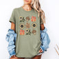 Autumn Floral, Sunflowers, Pumpkin, Fall, Tshirt