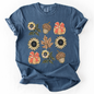 Autumn Floral, Sunflowers, Pumpkin, Fall, Comfort Colors T-Shirt