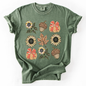 Autumn Floral, Sunflowers, Pumpkin, Fall, Comfort Colors T-Shirt