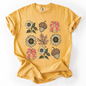 Autumn Floral, Sunflowers, Pumpkin, Fall, Comfort Colors T-Shirt