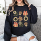 Autumn Floral, Sunflowers, Pumpkin, Fall Sweatshirt