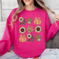 Autumn Floral, Sunflowers, Pumpkin, Fall Sweatshirt