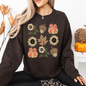 Autumn Floral, Sunflowers, Pumpkin, Fall Sweatshirt