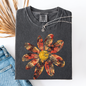 Autumn Flower, Beautiful Fall Floral, Comfort Colors T-Shirt