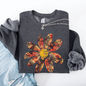 Autumn Flower, Beautiful Fall Floral Sweatshirt