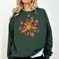 Autumn Flower, Beautiful Fall Floral Sweatshirt