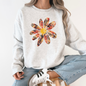 Autumn Flower, Beautiful Fall Floral Sweatshirt