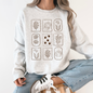 Autumn Flowers, Minimalist, Gorgeous, Fall, Pumpkin Sweatshirt