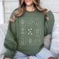 Autumn Flowers, Minimalist, Gorgeous, Fall, Pumpkin Sweatshirt