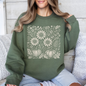 Autumn Wildflowers, Minimalist, Gorgeous, Fall, Pumpkin Sweatshirt