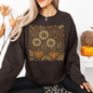 Autumn Wildflowers, Minimalist, Gorgeous, Fall, Pumpkin Sweatshirt