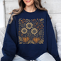 Autumn Wildflowers, Minimalist, Gorgeous, Fall, Pumpkin Sweatshirt