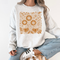 Autumn Wildflowers, Minimalist, Gorgeous, Fall, Pumpkin Sweatshirt