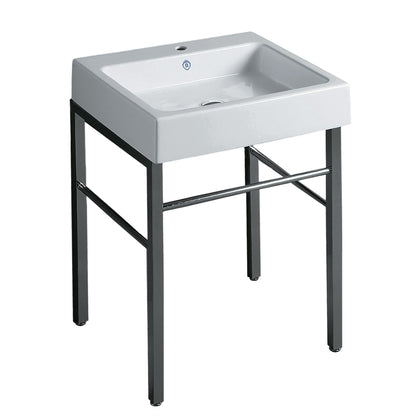 Britannia Rectangular Sink Console with Front towel Bar