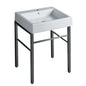 Britannia Rectangular Sink Console with Front towel Bar