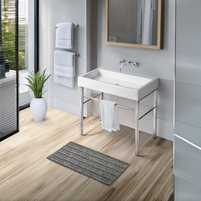 Britannia Large Rectangular Sink Console with Front towel Bar